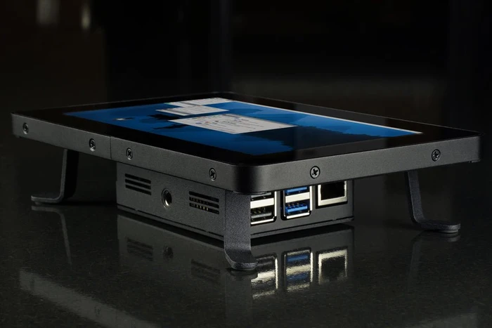KKSB Gehäuse für Raspberry Pi 5, Desktop Orientation, schwarz