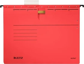 Leitz Alpha Hängehefter, A4, rot, 5er-Pack
