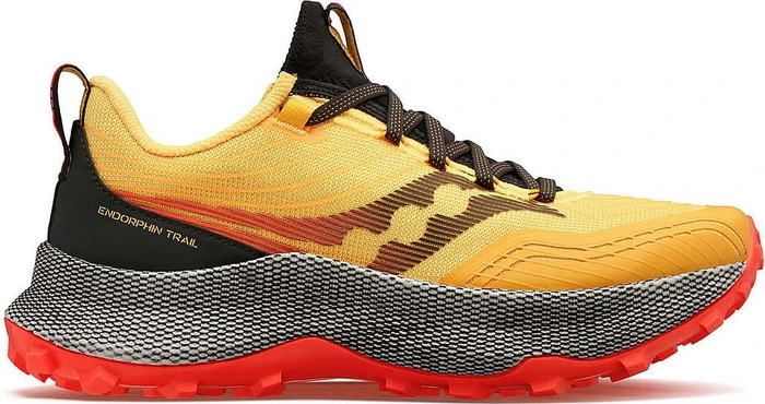 Saucony Endorphin Trail vizigold/vizired (Damen)