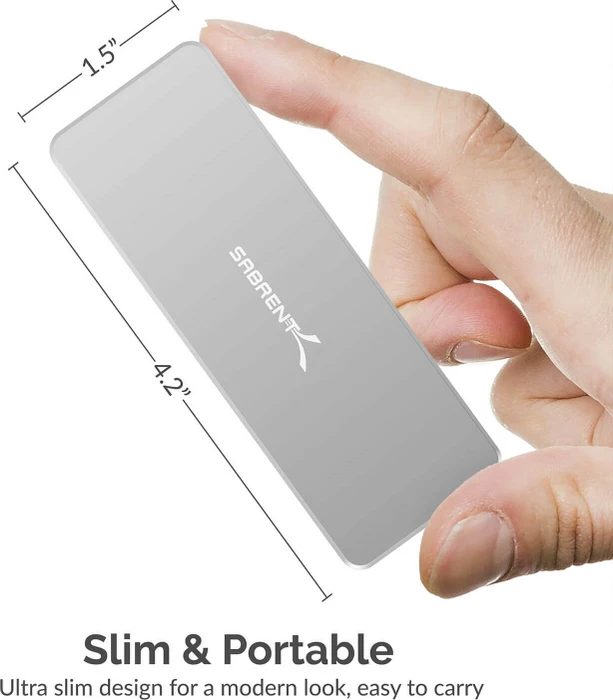 Sabrent NVMe PCIe M.2 M-Key Gehäuse, USB-C 3.1