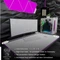 Nyfter Nyfpad RGB XXL Topography Gaming Mousepad, 900x500mm, weiß Vorschaubild