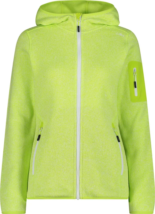 CMP Knit Tech Fleece Hoody Jacke apple/bianco (Damen)