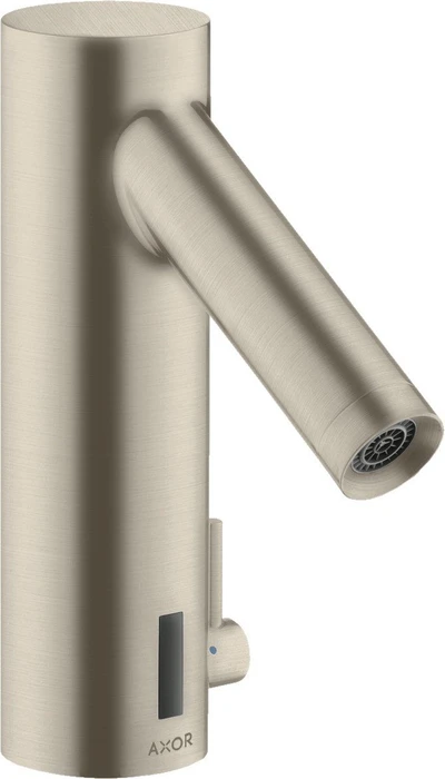 Hansgrohe Axor Starck elektrische Waschbeckenarmatur mit Temperaturregulierung und Netzanschluss brushed nickel