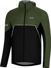 Gore Wear R7 Partial Gore-Tex Infinium Laufjacke black/utility green (Herren)