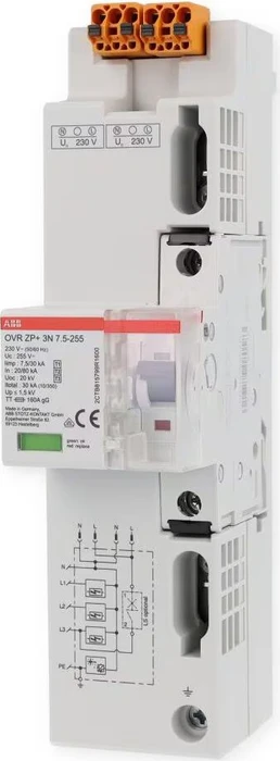 ABB OVR ZP+ 3N 7.5-255 MCB6 Überspannungsableiter