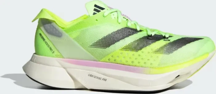 adidas Adizero Adios Pro 3 aurora black s24/zero metalic/lucid lemon f23 (Damen)