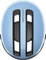 ABUS HUD-Y ACE Helm iced blue Vorschaubild