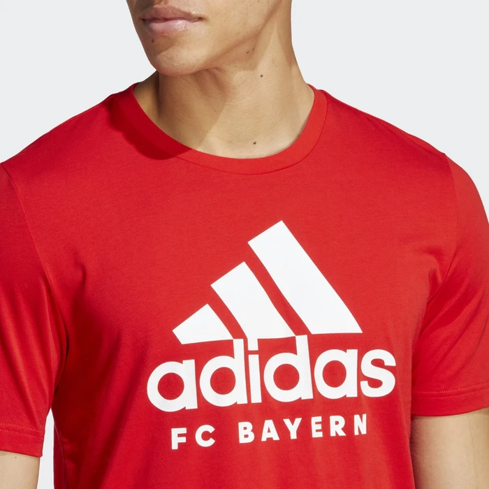 adidas FC Bayern München DNA Graphic T-Shirt kurzarm rot (Herren)