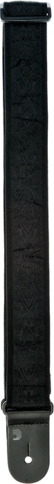 D'Addario Nylon Woven Guitar Strap Black Satin