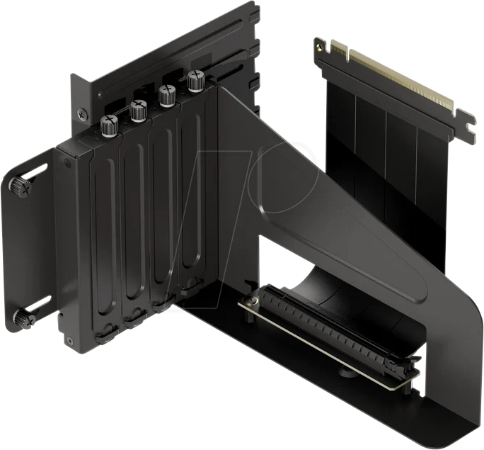 HAVN Riser Card HS 420, gewinkelt, PCIe 5.0, 145mm, schwarz