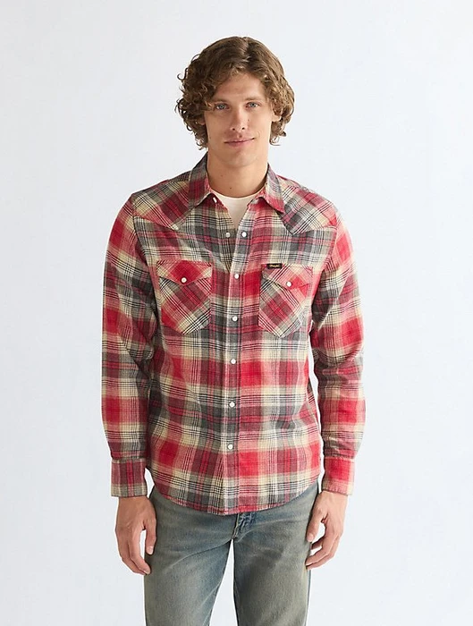 Wrangler Regular Western Hemd langarm chili pepper (Herren)