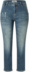 MAC Jeans Montana Chino Jeans green/destroyed wash (Damen)