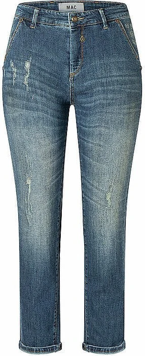 MAC Jeans Montana Chino Jeans green/destroyed wash (Damen)