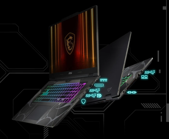 MSI Cyborg 17 B2RWFKG-056, Core 7 240H, 16GB RAM, 512GB SSD, GeForce RTX 5060, DE