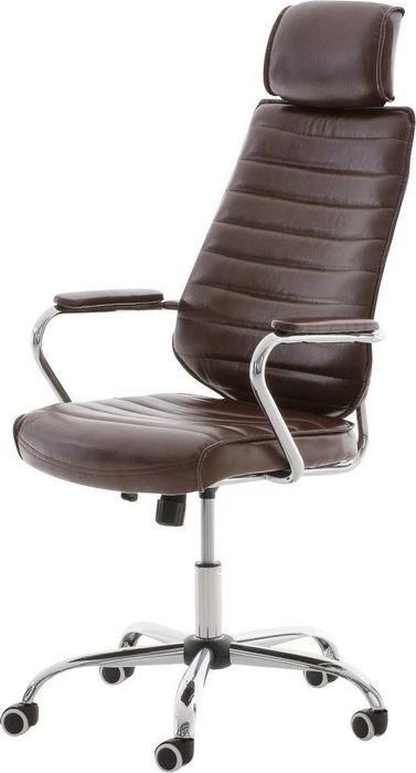 CLP Rako Kunstleder Bürostuhl, braun