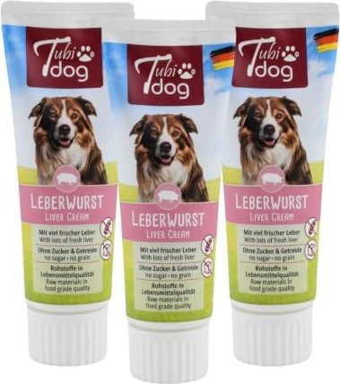 Hansepet Tubidog Delikatess Leberwurst, 225g (3x 75g)