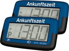Needit Park Micro elektronische Parkscheibe blau, 2er-Pack