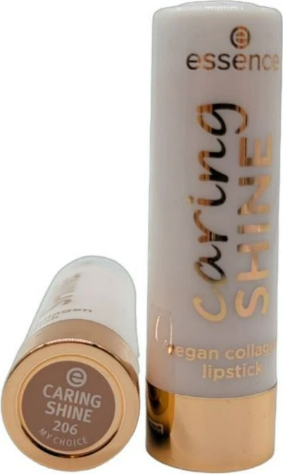 Essence Caring Shine Vegan Collagen Lippenstift 206 my choice, 3.5g