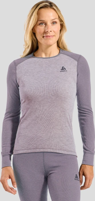 Odlo Active Warm Eco Set gray ridge/misty lilac (Damen)