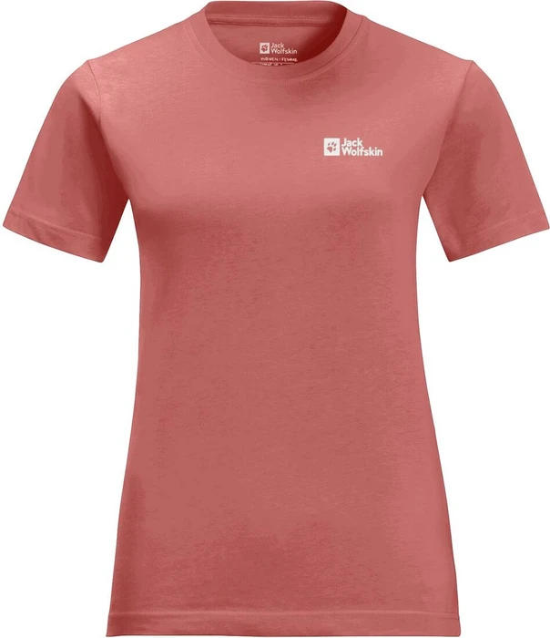Jack Wolfskin Essential T-Shirt kurzarm mineral red (Damen)