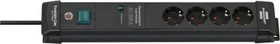 Brennenstuhl Premium-Line, 4-fach, 1.8m, schwarz