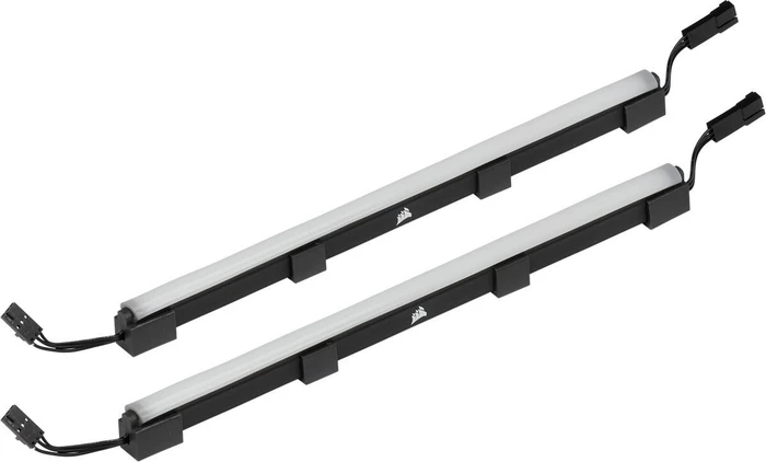 Corsair iCUE LS100 Smart Lighting Strip Expansion Kit, 2x LED-Streifen, schwarz/weiß