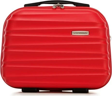 Wittchen Groove Line Beauty Case 30cm rot