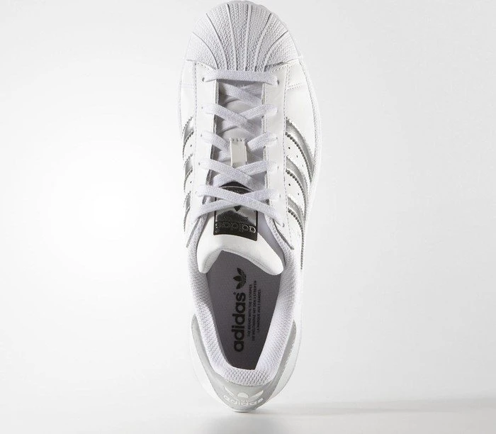 adidas Superstar white/silver metallic/core black (Damen)