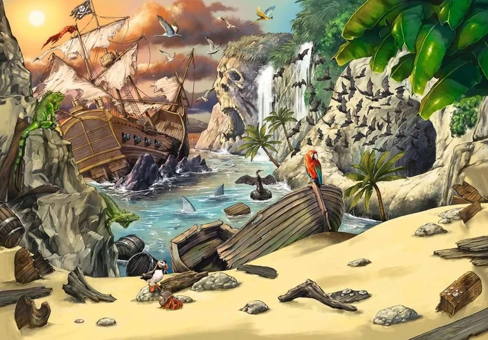 Ravensburger Puzzle EXIT Kids Das Piratenabenteuer