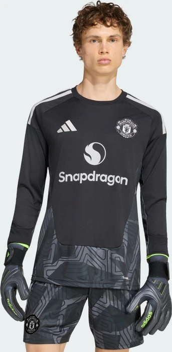 adidas Manchester United Auswärts 2026/2027 Torwarttrikot langarm schwarz (Herren)