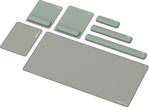 Fellowes Breyta XL Mausepad mit Handgelenkauflage, 280x210mm, grün