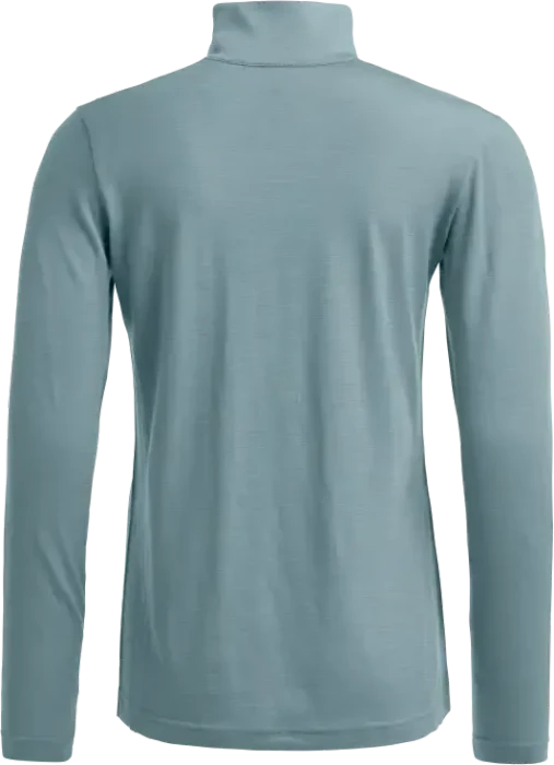 Ortovox 185 Rock'n'Wool Zip Neck Funktionsshirt langarm icy shore (Damen)