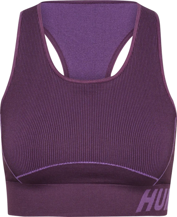 hummel Christel Sport-BH plum perfect/bellflower melange (Damen)