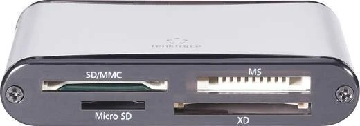 Renkforce CR12e-A Multi-Slot-Cardreader, USB 2.0 Mini-B [Buchse]