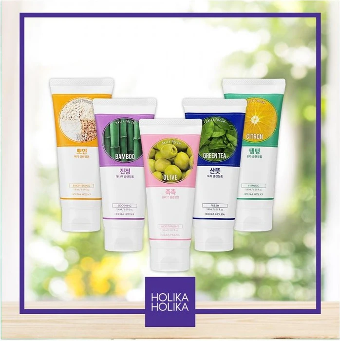 Holika Holika Daily Fresh Citron Firming Foam Cleanser, 150ml