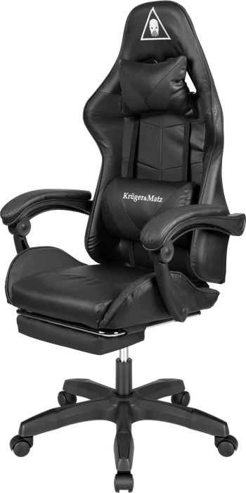 Krüger&Matz Warrior GX-150 Gamingstuhl, schwarz