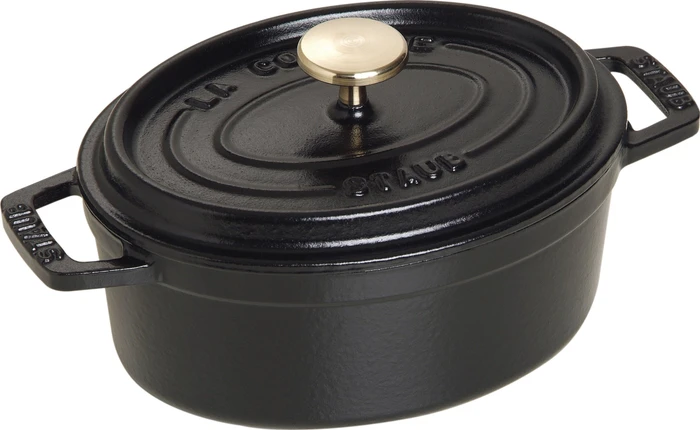 Zwilling Staub Cocotte Schmortopf oval 19.2x14.2cm 600ml schwarz