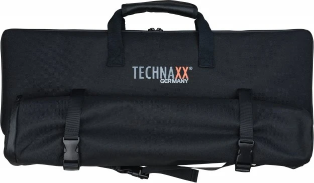 Technaxx TX-252 Faltbarer 60 Watt Solar Campingtisch schwarz