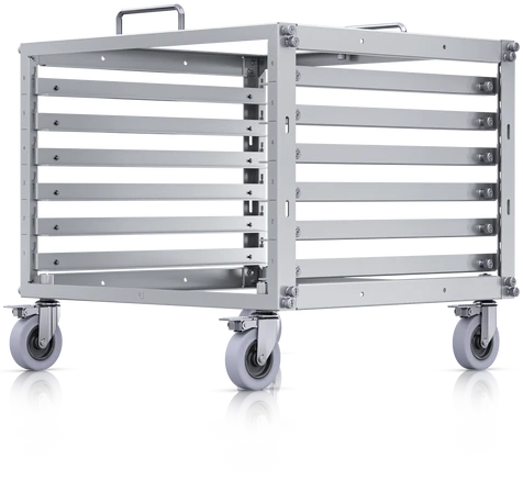Ubiquiti Toolless Mini Rack Serverschrank 6HE, mit Rollen, 485mm tief