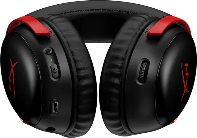 HP HyperX Cloud III Wireless schwarz/rot