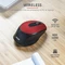 Trust Zaya Rechargeable Wireless Mouse rot/schwarz, USB Vorschaubild