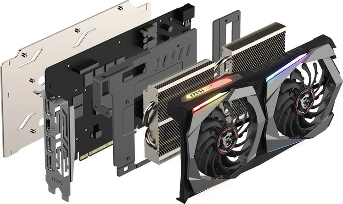 MSI GeForce RTX 2060 Gaming 6G, 6GB GDDR6, HDMI, 3x DP