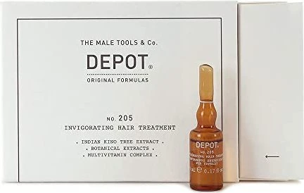 Depot No. 205 Invigorating Hair Treatment, 50ml (10x 5ml)