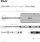 Club 3D 9-in-1 Hub, USB-C 3.0 [Stecker] Vorschaubild