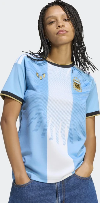 adidas Argentinien Messi 26 Trikot kurzarm light blue (Damen)