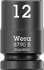 Wera 8790 B Impaktor Außensechskant Steckschlüssel 3/8", 12x30mm