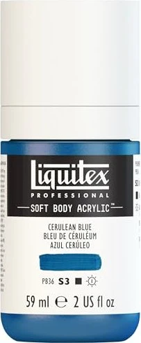 Liquitex Professional Soft Body Acrylic cerulean blue, 59ml