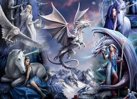 Bluebird Puzzle Anne Stokes Gothic Guardian