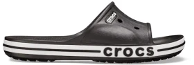 Crocs Bayaband Slide schwarz/weiß