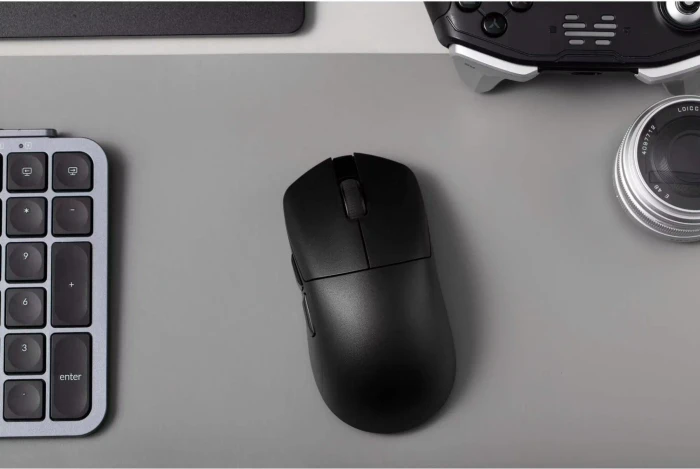 Keychron Lemokey G1 8K Wireless Mouse schwarz, USB/Bluetooth
